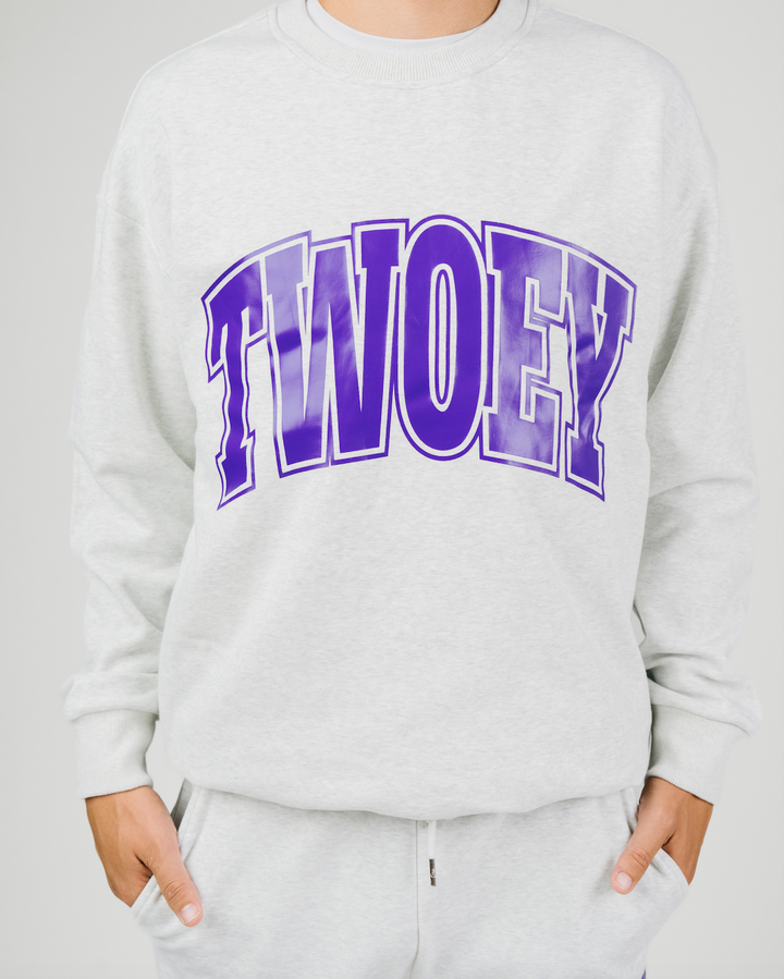 Twoey Grey Crewneck Sweatshirt