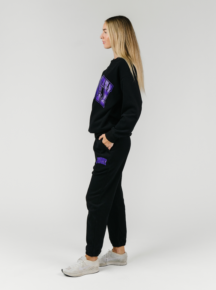 Twoey Black Sweatpant
